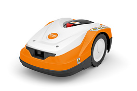Stihl RMI 522 C Mähroboter auf weißem Hintergrund