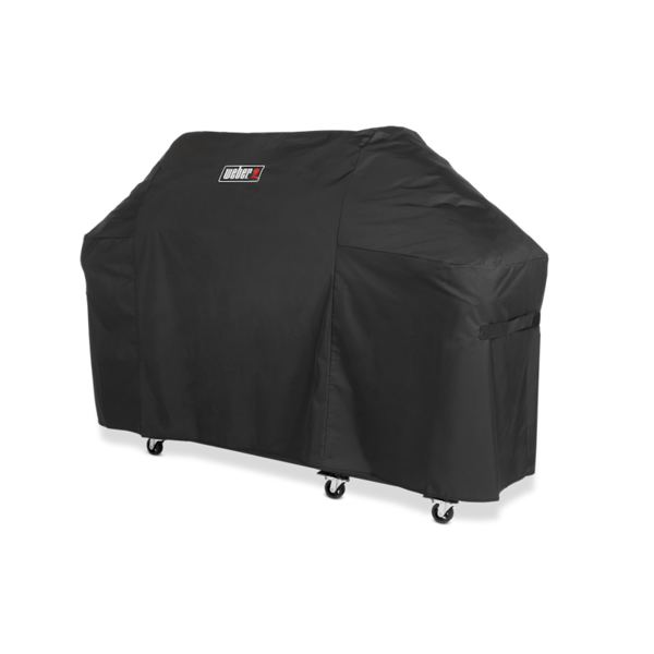 Weber Premium Abdeckhaube Summit FS38 über einem Grill