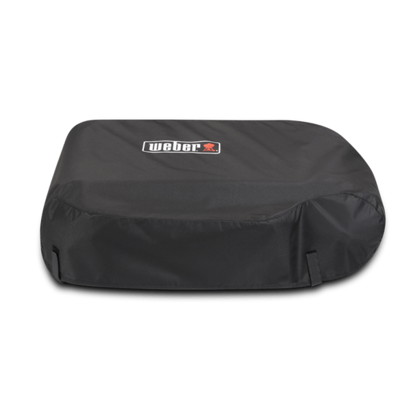 Weber Premium Abdeckhaube Slate 56cm für Plancha, dunkel mit Logo und Klettbändern