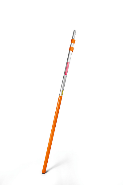 STIHL Teleskopschaft für Astsäge PR 40 CT in Orange und Silber auf weißem Hintergrund