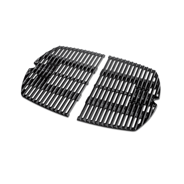 Zwei schwarze Weber Grillroste für Gasgrillserien Q200 und Q2000