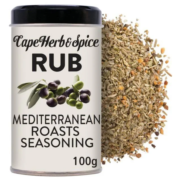 Gewürzdose und lose Gewürzmischung von Cape Herb Mediterranean Roasts