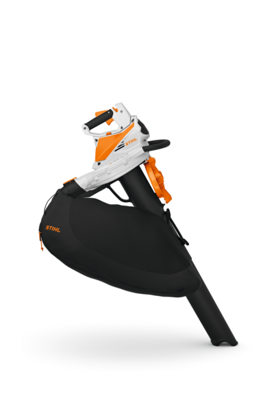 STIHL SHA 56 Akku-Saughäcksler auf weißem Hintergrund