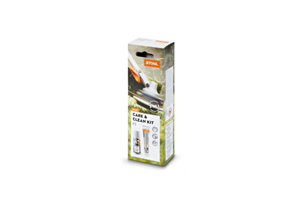 STIHL Care & Clean Kit FS Verpackung mit Multispray und Getriebefett