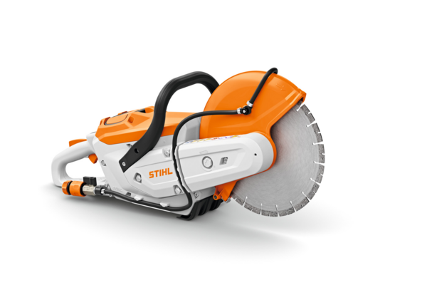 STIHL TSA 300 Akku-Trennschleifer auf weißem Hintergrund