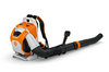 STIHL BRA 600 rückentragbares Blasgerät in Orange und Weiß mit ergonomischem Tragesystem