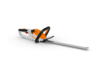 STIHL HSA 40 Akku-Heckenschere auf weißem Hintergrund mit ergonomischem Design