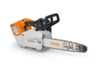 STIHL MSA 190 T Akku-Motorsäge in Studioansicht mit Fokus auf Design und Details