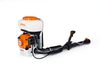 STIHL SR 200 rückentragbares Sprühgerät isoliert auf weißem Hintergrund