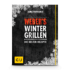 Cover des Buches Weber's Wintergrillen mit winterlichem Hintergrund und GU Verlagslogo