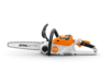 STIHL MSA 70 C-B Akku-Motorsäge auf weißem Hintergrund
