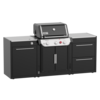 Weber BBQ Kitchen Gas 231 Set für Genesis Gasgrills mit Seitenbrenner und Ladenmodul