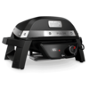 Weber PULSE 1000 Elektrogrill in Schwarz mit digitalem Display und Edelstahlakzenten