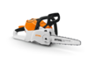 STIHL MSA 160 C-B Akku-Kettensäge auf weißem Hintergrund
