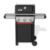 Weber SPIRIT E-310 Gasgrill in Schwarz mit drei Brennern und Seitentischen