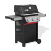 Weber SPIRIT E-310 Gasgrill in Schwarz mit drei Bedienknöpfen und Thermometer