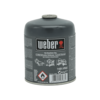 Weber Gas-Kartusche für Outdoor-Grills, dunkelgrau, mit Sicherheitsinformationen