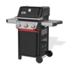 Weber SPIRIT E-325 GBS Gasgrill in Schwarz mit drei Brennern und Sear Zone