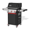 Weber SPIRIT EP-325 GBS Gasgrill 2025 in Schwarz mit Edelstahl-Seitentischen und Rollen