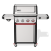 Weber SPIRIT SP-435 GBS Gasgrill in Edelstahl mit vier Brennern und Seitenbrenner