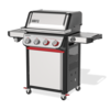 Weber SPIRIT SP-435 GBS Gasgrill in Edelstahl mit vier Brennern und Seitenbrenner