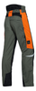 STIHL Bundhose FUNCTION Ergo Größe L in Olivgrün mit orangefarbenen Einsätzen und Reflexstreifen