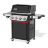 Weber SPIRIT EP-435 GBS Gasgrill in Schwarz mit vier Brennern und Seitenbrenner