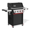 Weber SPIRIT EP-435 GBS Gasgrill in Schwarz mit vier Brennern und Seitenbrenner