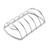 Weber Spare-Rib-Halter auf dunkelgrünem Hintergrund für effizientes Grillen