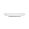 Weißer Porzellan-Dessertteller von Weber, Durchmesser 20.5 cm, aus Hartporzellan gefertigt