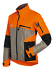 STIHL Jacke DYNAMIC Vent in Orange mit grauen und schwarzen Details und reflektierenden Streifen