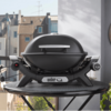 Weber Q1100N Gasgrill, Black