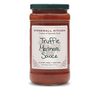 Glas mit Stonewall Kitchen Truffle Marinara Sauce, rote Sauce, Trüffelzeichnungen, 503g