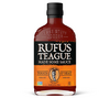 Flasche Rufus Teague BBQ Sauce Touch O' Heat auf weißem Hintergrund