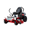 Toro eMR4275T eTimeCutter Rasenmäher in Rot und Schwarz mit ergonomischen Bedienelementen
