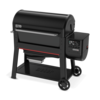 Weber SEARWOOD XL Holzpelletgrill in Schwarz mit digitalem Bedienfeld