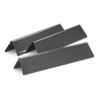 Drei schwarze Weber Flavorizer Bars für Spirit 200-Serie auf dunkelgrünem Hintergrund