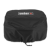 Schwarze Weber Premium Abdeckhaube für Lumin Elektrogrill mit rotem Logo