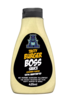 Flasche der Blue Hog Tasty Burger Boss Sauce mit blauem Wildschwein-Design
