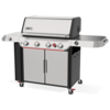 Weber GENESIS SP-435W GBS Gasgrill in Edelstahl mit vier Brennern und Seitenbrenner