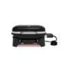 Weber LUMIN COMPACT Elektrogrill in Schwarz mit rotem Logo und Temperaturregler
