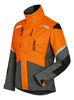 STIHL Jacke FUNCTION Ergo in Olivgrün und Warnorange mit Reflexstreifen und Logo