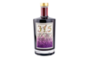 Flasche von 315 Upstairs Bilberry Gin-Likör mit buntem Etikett und goldenem Deckel