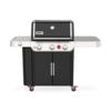 Weber Genesis E-335 Gasgrill in Schwarz und Edelstahl mit drei Brennern und Seitenbrenner