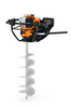 STIHL BT 131 Erdbohrgerät mit leistungsstarkem Motor und spiralförmiger Bohrspitze