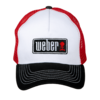Weber Trucker-Cap in Schwarz, Weiß und Rot mit gesticktem Logo