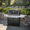 Weber Summit FS38 E Gasgrill in einer Gartenlandschaft