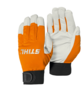 STIHL Handschuhe DYNAMIC ThermoVent in Orange und Weiß mit Klettverschluss
