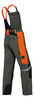 STIHL Latzhose FUNCTION Ergo in Olivgrün und Warnorange mit elastischen Trägern und Taschen