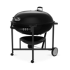 Weber Ranch Kettle Holzkohlegrill mit porzellanemailliertem Deckel und Edelstahl-Grillrost